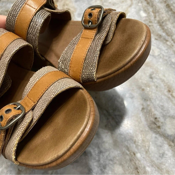 Dansko Women’s Jessie Sand Lizard Sandal Comfort Leather - Picture 7 of 12